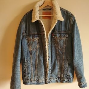 Levi's denim & shearling jacket
